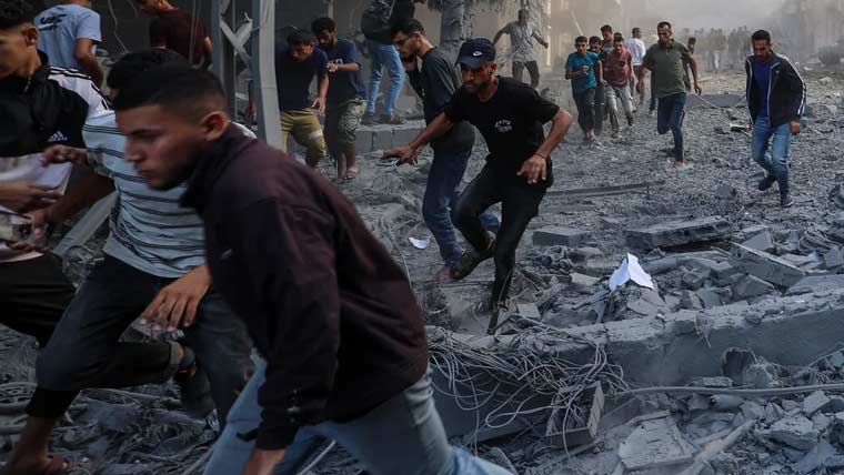 غزہ سٹی: خیمہ بستی پر اسرائیلی فضائی حملے میں شہدا کی تعداد 8 ہو گئی