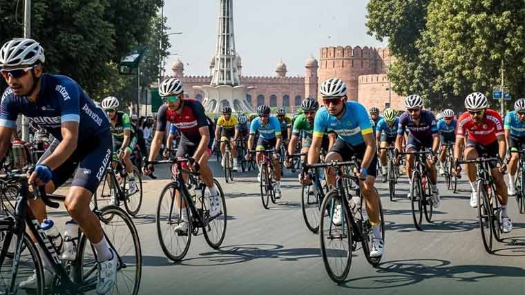 سائیکلنگ کے شوقین افراد کے لیے مقابلے کا انعقاد