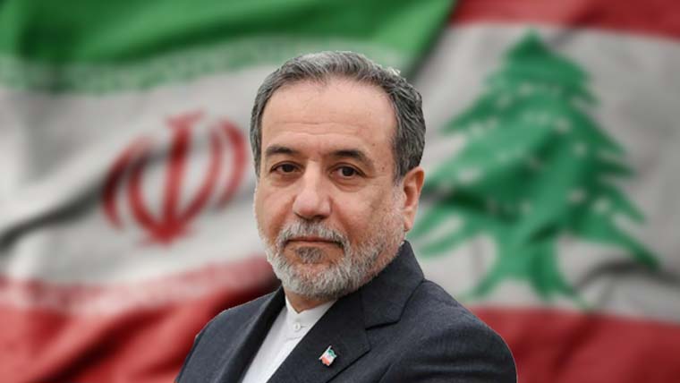 عباس عراقچی نے ایران اور لبنان کے قومی پرچموں کی تصویر شیئر کر دی