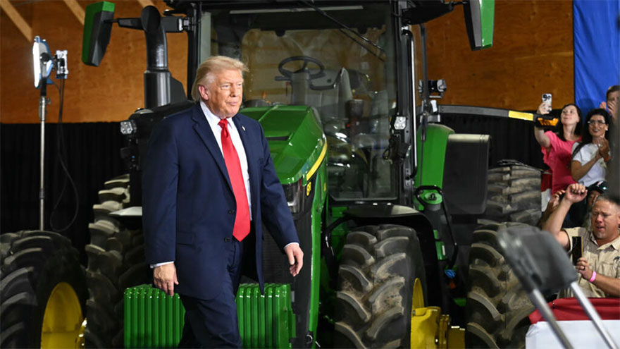 Trump storms out of tense, rain-plagued NBC interview