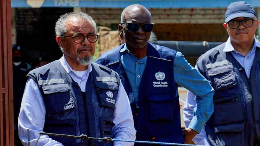 WHO's Tedros says Uganda should reconsider Congo border closure over Ebola