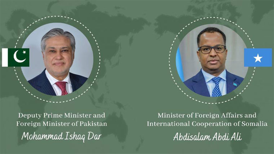 Dar urges swift release of Pakistani hostages in call with Somali FM