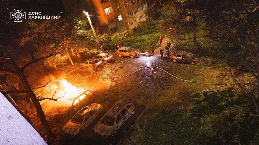 Drones hit historic museum in Russia-annexed Crimea as officials alter train schedule