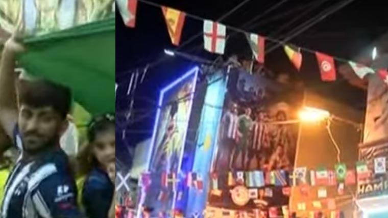 دنیا بھر کی طرح کراچی میں بھی فٹبال کا جنون سر چڑھ کر بولنے لگا