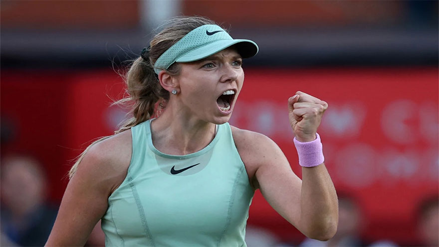 Boulter stuns Rybakina to reach Queen's Club semi-finals