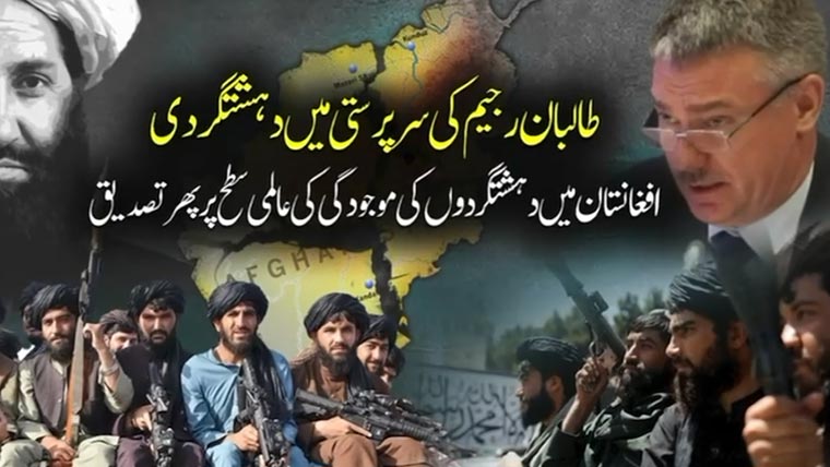 طالبان رجیم کی سرپرستی میں دہشتگردوں کی موجودگی کی عالمی سطح پر پھر تصدیق