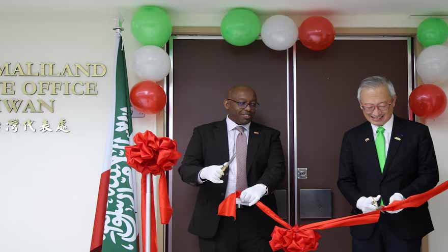 Somaliland says it has a right to choose its relationships as it opens new Taiwan office