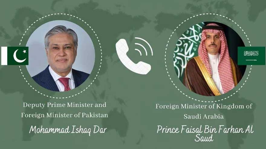 DPM Dar and Saudi foreign minister discuss regional peace, US-Iran talks progress