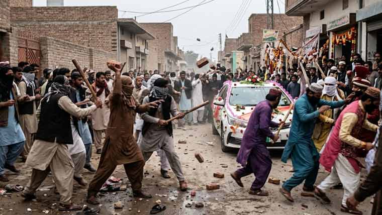 لودھراں: دلہن کے رشتہ داروں کا بارات پر حملہ، دولہے سمیت 5 افراد زخمی