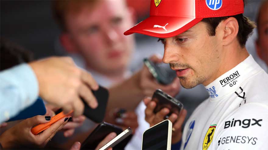 Leclerc 'ashamed' after crashing again in F1 qualifying