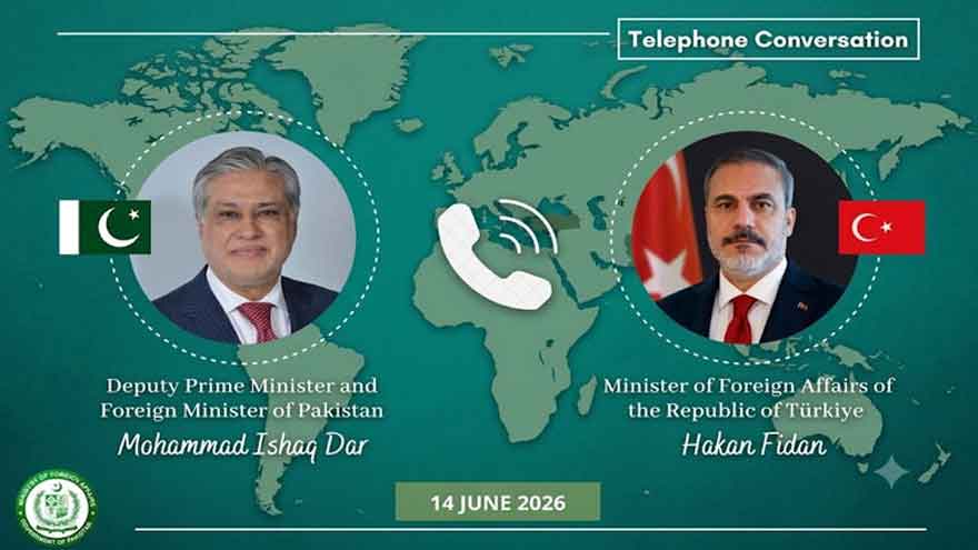 Pakistan, Turkiye FMs discuss regional situation, welcome progress in US-Iran talks