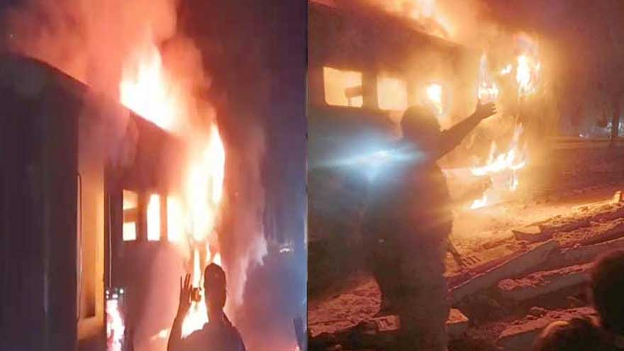 Fire breaks out in Hazara Express coach near Sadiqabad