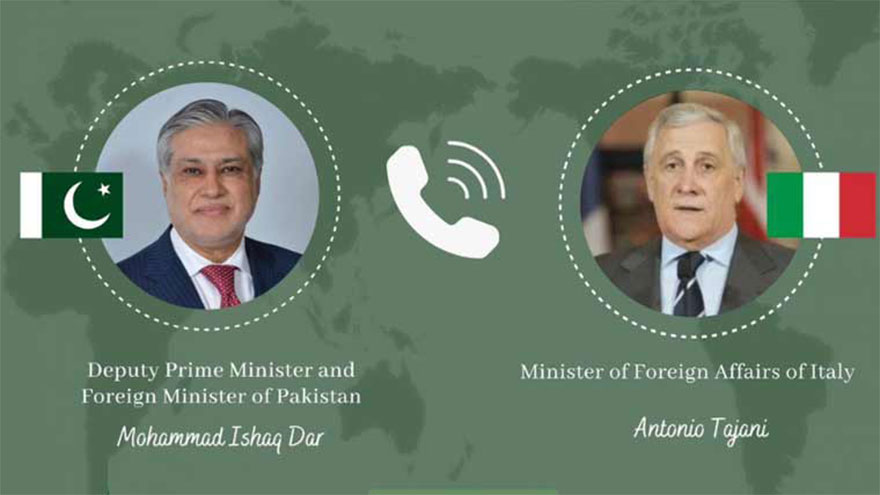 Italy lauds Pakistan's diplomatic role in facilitating US-Iran agreement