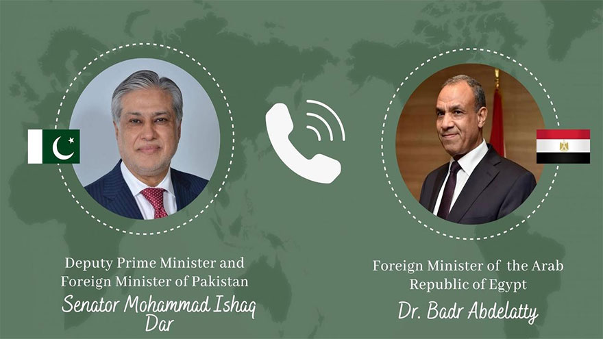 Egypt commends Pakistan's role in advancing peace, stability in region