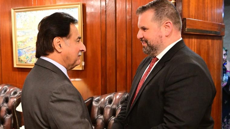 ایاز صادق سے رومانیہ کے سفیر کی ملاقات، امریکا، ایران کے درمیان معاہدے کو سراہا