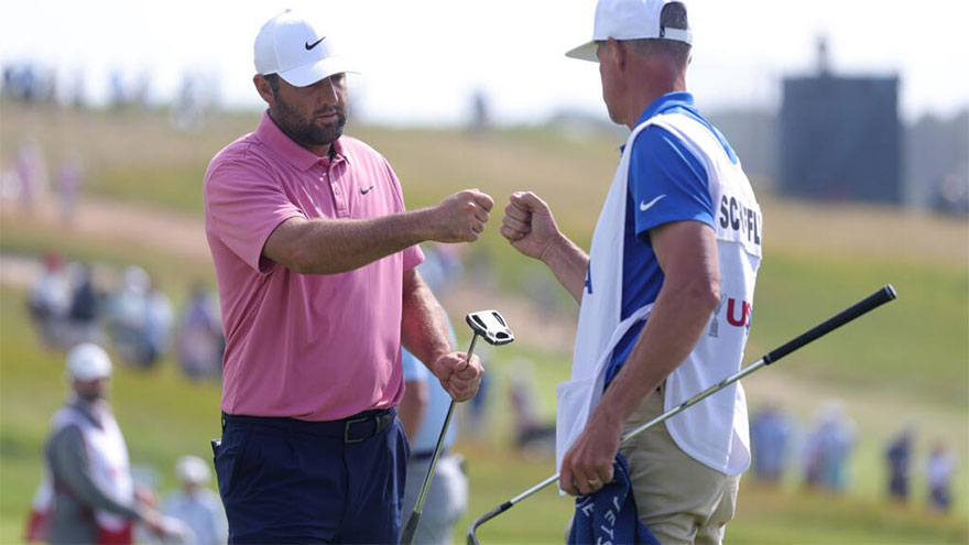 Good US Open shots not good enough for 2-over Scheffler