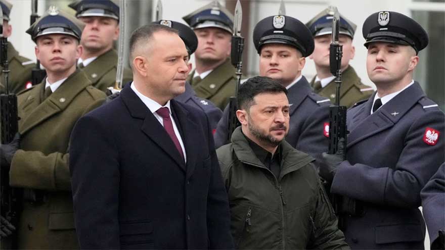 Polish president strips Zelenskyy of honor over naming of army unit after notorious WWII group