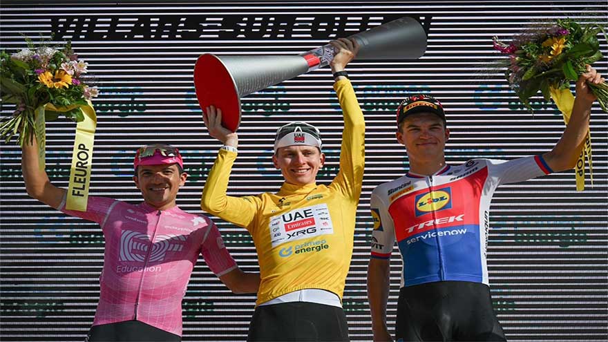 Pogacar wins final stage to seal Tour of Switzerland success