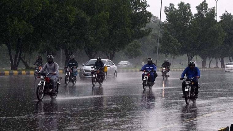 ملک کے مختلف علاقوں میں آج بھی بارش کی پیشگوئی