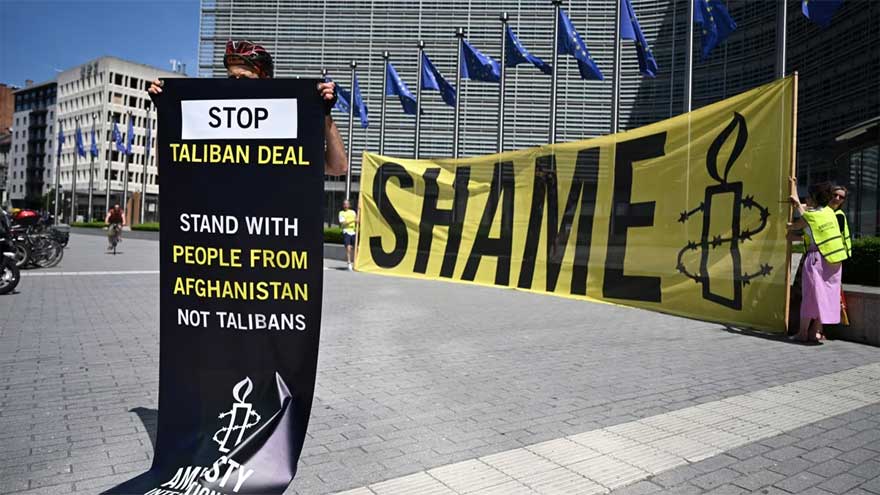 EU hosts Taliban officials for talks on migrant returns