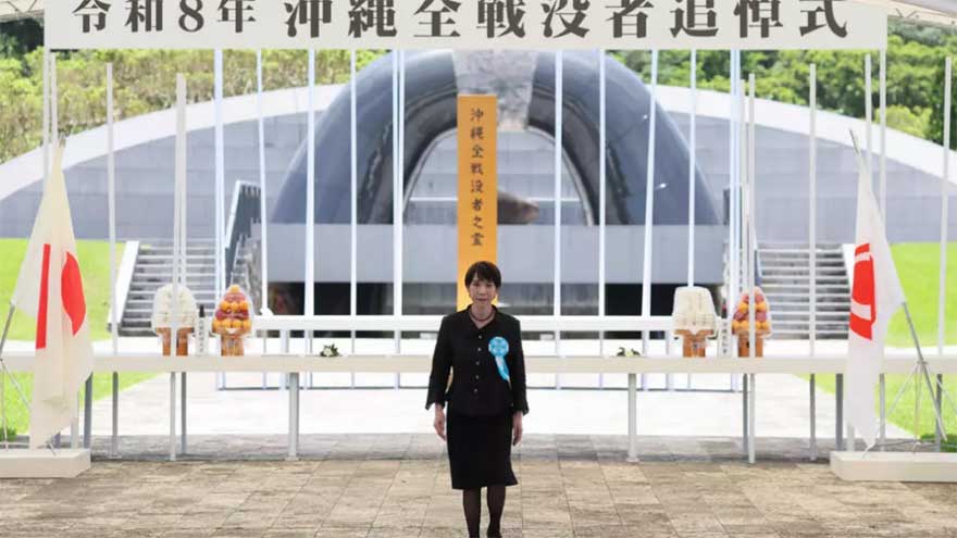 Japan PM heckled at WWII memorial