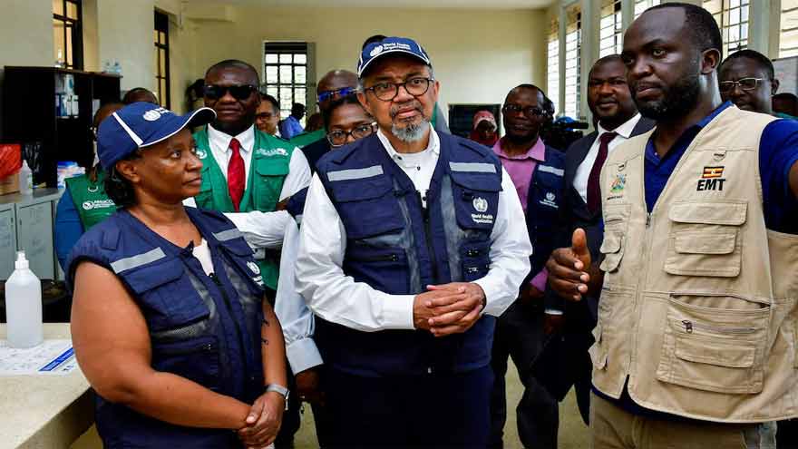 Ebola outbreak is still outpacing response, WHO's Tedros says