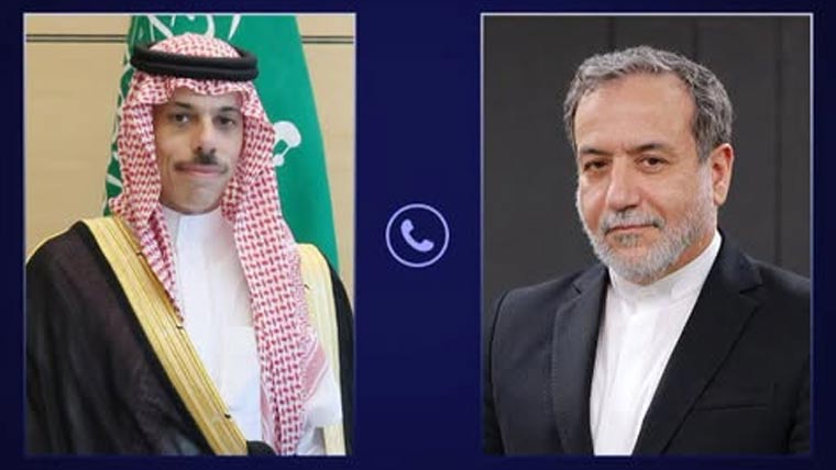ایرانی اور سعودی وزرائے خارجہ کا رابطہ، مذاکراتی عمل اور تعاون جاری رکھنے پر اتفاق