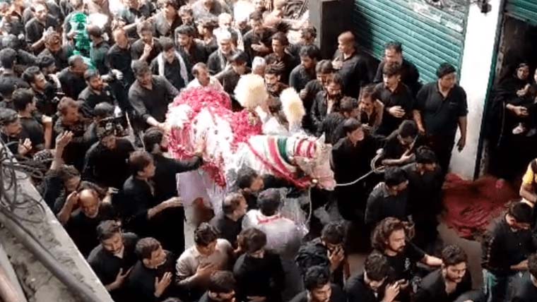 پشاور میں نویں محرم الحرام کے مرکزی ماتمی جلوسوں کا شیڈول جاری