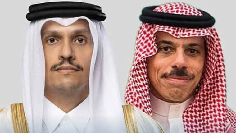 قطر و سعودی وزرائے خارجہ کا رابطہ، علاقائی سلامتی پر تبادلہ خیال