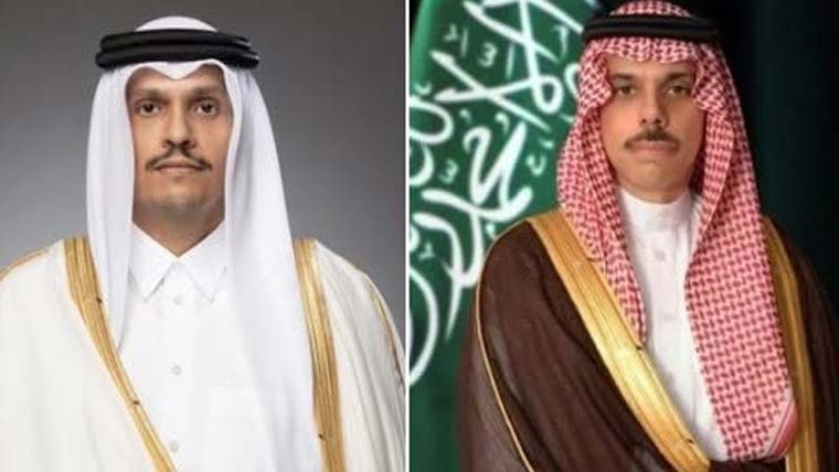 قطری و سعودی وزرائے خارجہ کا رابطہ، خطے کو بلاجواز حملوں سے محفوظ رکھنے پر زور