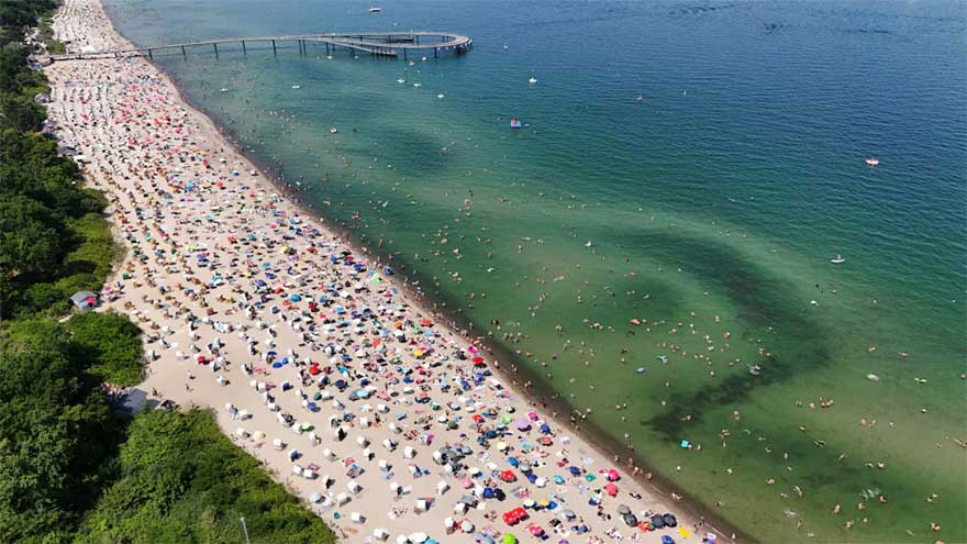 Temperature records shattered in Europe as deadly heatwave moves east