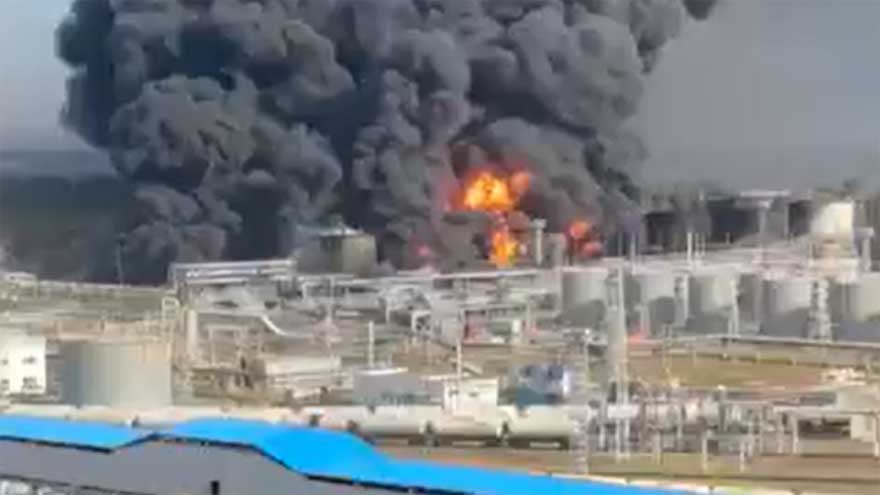 Ukraine hits refinery in Russia's Krasnodar region overnight