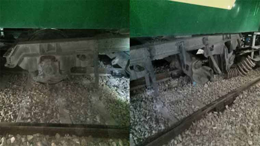 Two bogies of Musa Pak Express derail near Pattoki