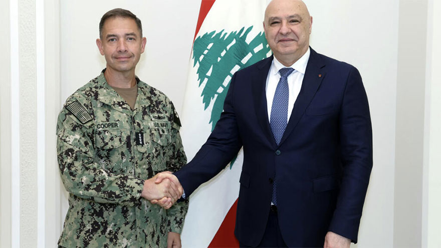 Lebanon president tells US commander will exert sovereignty over all country's territory