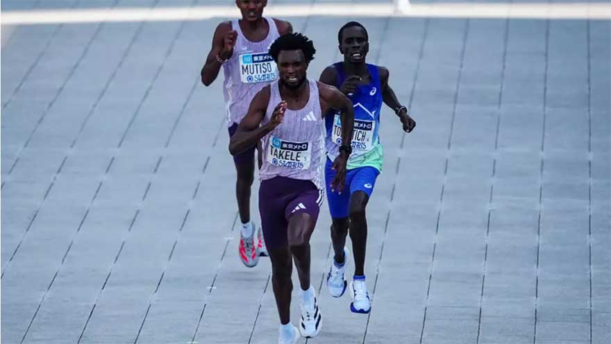 Takele defends Tokyo Marathon title after sprint finish