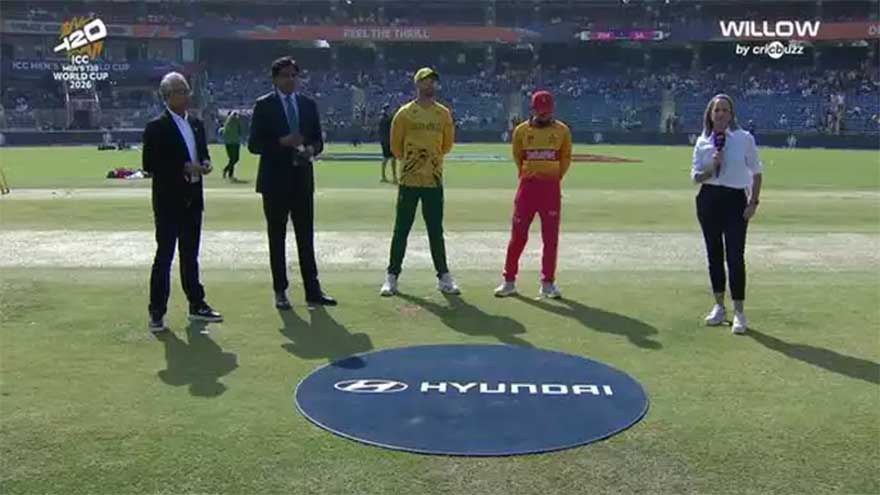 T20 World Cup: Zimbabwe opt to bat against South Africa