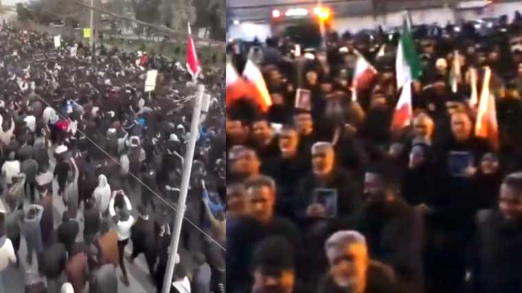 سپریم لیڈر کی شہادت: ایرانی عوام سڑکوں پر، اصفہان میں بڑا مظاہرہ، امریکا کیخلاف نعرے بازی