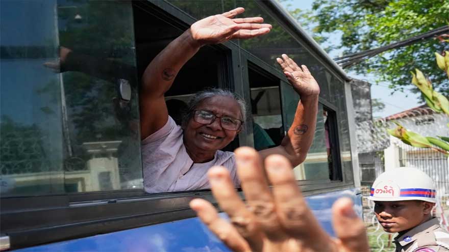 Myanmar's military government pardons thousands of prisoners ahead of parliament convening