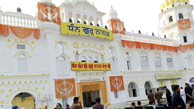 برطانیہ سے سکھ یاتریوں کے وفد کی گردوارہ جنم استھان آمد