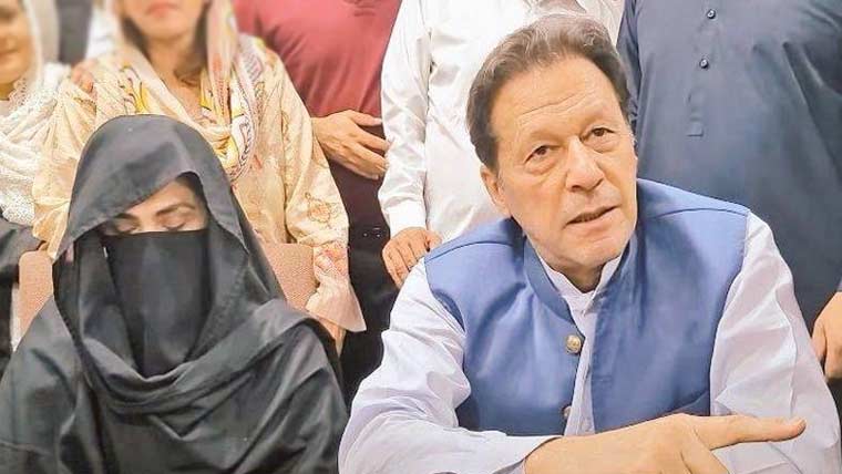 بانی پی ٹی آئی عمران خان سے بشریٰ بی بی کی اڈیالہ جیل میں ملاقات