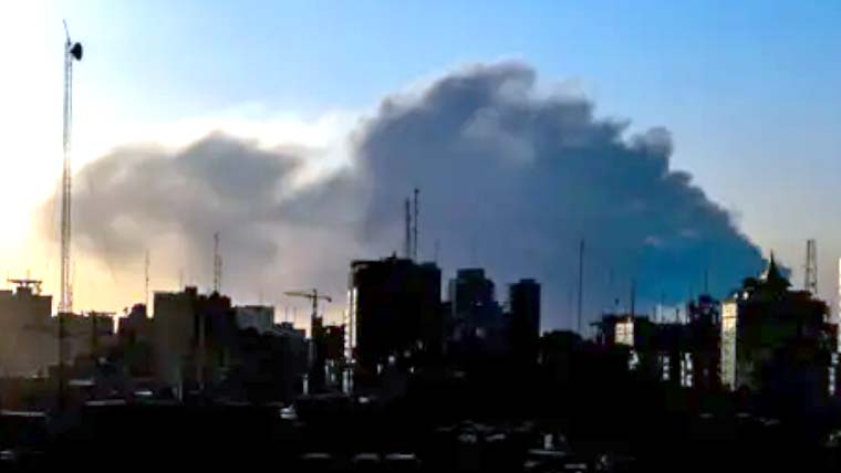 ایران کا دبئی میں امریکی قونصل خانے پر ڈرون حملہ، آگ بھڑک اٹھی