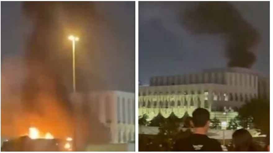 Drone strike sparks fire at US consulate in Dubai amid rising regional tensions