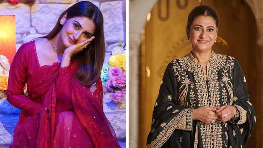 Saba Hameed reveals truth behind slapping Hiba Bukhari on drama set