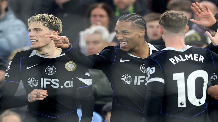 Chelsea boost top four push as Joao Pedro treble routs Villa