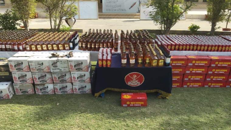 پاکستان کوسٹ گارڈز کی کارروائی، 3361 بوتلیں غیر ملکی شراب برآمد