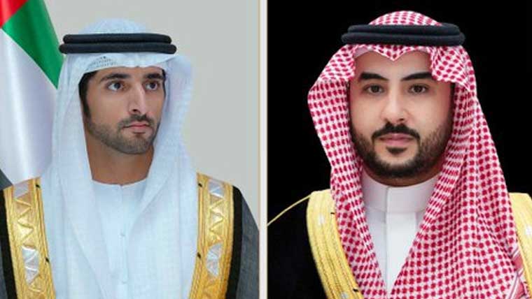 دبئی کے ولی عہد کا سعودی وزیرِ دفاع سے رابطہ، خطے میں کشیدگی پر تبادلہ خیال