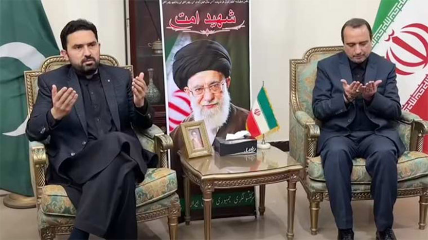 CM KP visits Iranian Consulate, offers condolences on Khamenei's martyrdom