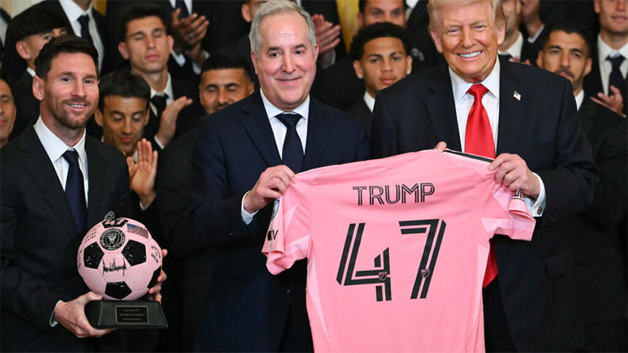 Trump honors Messi and MLS Cup champion Miami teammates