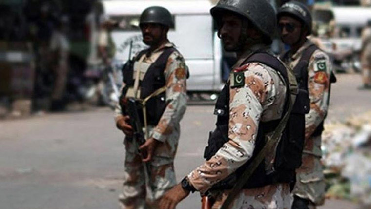 کراچی : ملیر میں رینجرز کی کارروائی، 4 ملزمان گرفتار