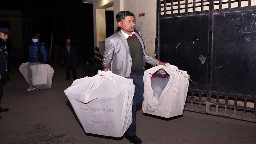 Nepal's early vote count puts ex-rapper's party ahead